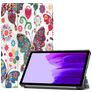 Mobigear Tri-Fold Coque Samsung Galaxy Tab A7 Lite Etui - Papillon