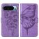 Mobigear Butterfly Housse Google Pixel 9 Etui Porte-Monnaie - Violet