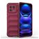 Mobigear Bumpy Coque Xiaomi 13 Coque arrière en TPU Souple - Bordeaux