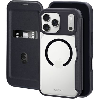 Mobiparts Shield Line Housse iPhone 17 Pro Max MagSafe Etui - Noir