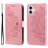 Mobigear Flowers Housse iPhone 17 Etui Porte-Monnaie - Rose doré