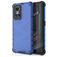 Mobigear Honeycomb Realme GT Neo 3 Plastique rigide Coque arrière Antichoc - Bleu