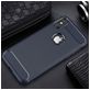 Mobigear Brushed Slim Coque iPhone XS Coque arrière en TPU Souple - Bleu Marin