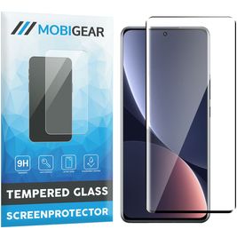 Mobigear Premium Xiaomi 12 Pro Verre trempé Protection d'écran - Compatible Coque - Noir