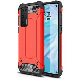 Mobigear Outdoor Coque Huawei P40 Coque arrière Rigide Anti-Chocs - Rouge
