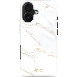MIO Coque iPhone 17 MagSafe Coque arrière Rigide - White Marble