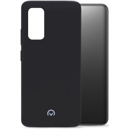 Mobilize Rubber Gelly Coque Xiaomi Redmi Note 10 4G Coque arrière en TPU Souple - Matt Black