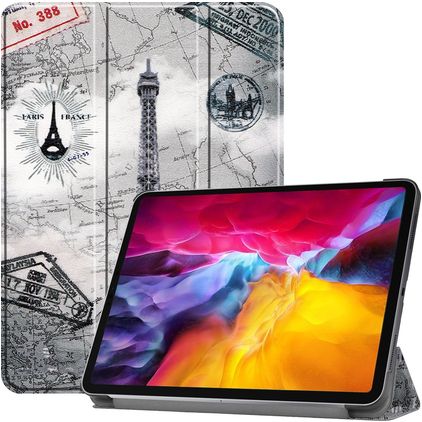 Mobigear Tri-Fold Coque iPad Pro 11 Pouces (2022) Etui - tour Eiffel