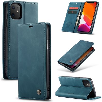Caseme 013 Housse iPhone 11 Etui Porte-Monnaie - Vert