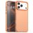 Mobigear Crystal Coque iPhone 17 Pro Coque arrière Rigide - Orange