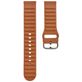 Mobigear Bumpy Bracelet Silicone Smartwatch Fermeture boucle ardillon - Connexion universelle de 22 mm - Marron