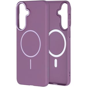 Mobiparts Slim Line Coque Samsung Galaxy A57 MagSafe Coque arrière Rigide - Imperial Purple