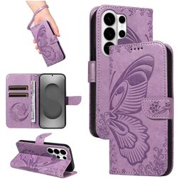 Mobigear Butterfly Housse Samsung Galaxy S26 Ultra Etui Porte-Monnaie - Violet