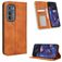 Mobigear Sensation Housse Motorola Edge (2022) Etui Porte-Monnaie - Marron