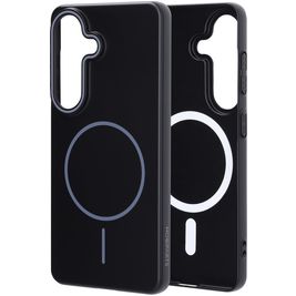 Mobiparts Slim Line Coque Samsung Galaxy S26 MagSafe Coque arrière Rigide - Onyx Black