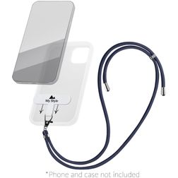 My Style Lanyard - Cordon de téléphone universel ajustable - Bleu