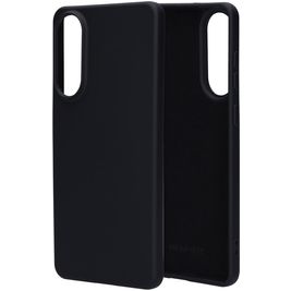 Mobiparts Coque Samsung Galaxy S25 Edge Coque arrière en Silicone - Noir