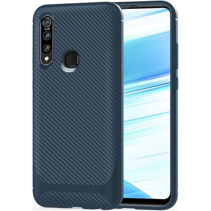Mobigear Racing Coque OPPO A31 Coque arrière en TPU Souple - Bleu