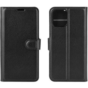 Mobigear Classic Housse iPhone 12 Mini Etui Porte-Monnaie - Noir