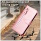 Mobigear Zipper Housse iPhone 17 Pro Etui Porte-Monnaie - Rose doré