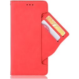 Mobigear Slide Wallet Housse Xiaomi Redmi Note 9 Pro Etui Porte-Monnaie - Rouge