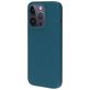 Mobiparts Coque iPhone 14 Pro Coque arrière en Silicone - Blueberry Blue