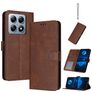 Mobigear Wallet Housse Xiaomi 14T Etui Porte-Monnaie - Marron