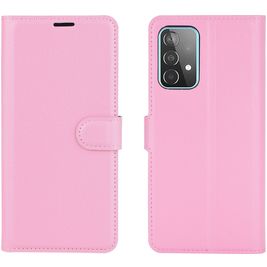 Mobigear Classic Housse Samsung Galaxy A52 Etui Porte-Monnaie - Rose
