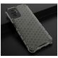 Mobigear Honeycomb Coque Xiaomi Redmi Note 10S Coque arrière Rigide Anti-Chocs - Noir