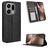 Mobigear Sensation Housse OPPO Find X9 Etui Porte-Monnaie - Noir