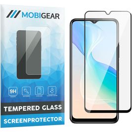 Mobigear Premium Vivo Y33s Verre trempé Protection d'écran - Compatible Coque - Noir