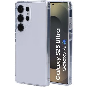 Mobiparts Classic Hardcover Coque Transparente Samsung Galaxy S25 Ultra Coque arrière Rigide - Transparent