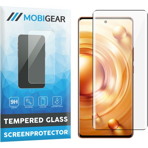 Mobigear Premium Vivo X80 Pro Verre trempé Protection d'écran - Compatible Coque - Noir