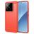 Mobigear Brushed Slim Coque Xiaomi 15 Coque arrière en TPU Souple - Rouge