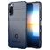 Mobigear Rugged Shield Coque Sony Xperia 10 III Coque arrière en TPU Souple Anti-Chocs - Bleu