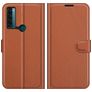 Mobigear Classic Housse TCL 20 SE Etui Porte-Monnaie - Marron