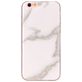Mobigear Marble Coque iPhone 6s Coque arrière en TPU Souple - Blanc