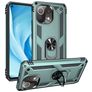 Mobigear Armor Ring Coque Xiaomi Mi 11 Lite Coque arrière Rigide Anti-Chocs avec Anneau-Support - Vert