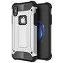 Mobigear Outdoor Coque iPhone XS Coque arrière Rigide Anti-Chocs - Argent