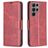 Mobigear Excellent Samsung Galaxy S24 Ultra Étui Portefeuille - Rouge