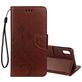 Mobigear Flowers Housse iPhone XR Etui Porte-Monnaie - Marron