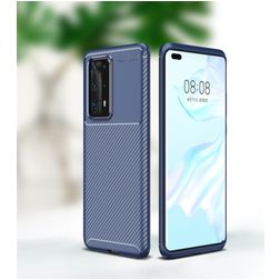 Mobigear Racing Coque Huawei P40 Pro Plus Coque arrière en TPU Souple - Bleu
