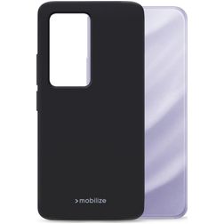 Mobilize Rubber Gelly Coque Xiaomi Redmi 15 Coque arrière en TPU Souple - Noir