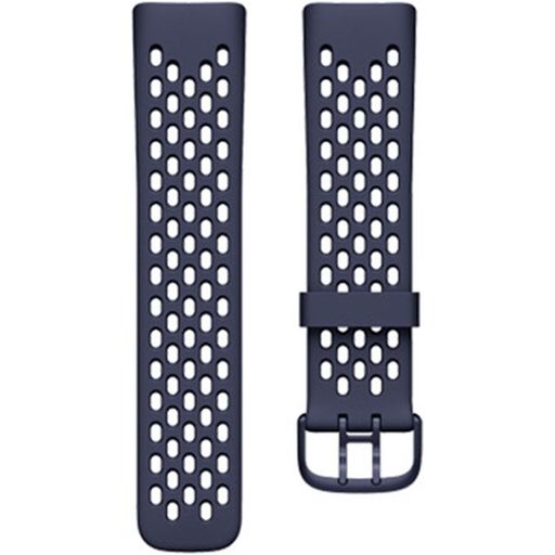 Mobigear Sport Plus Buckle Bracelet Silicone Fitbit Charge 5 Fermeture boucle ardillon - Dark Blue