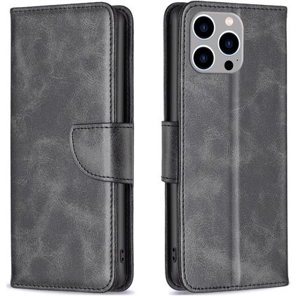 Mobigear Excellent Housse iPhone 15 Pro Max Etui Porte-Monnaie - Noir