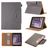 Mobigear Luxury Coque iPad 9 (2021) Etui + Porte-crayon - Gris