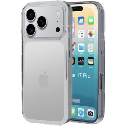 Mobiparts Classic Hardcover Coque Transparente iPhone 17 Pro Coque arrière Rigide - Transparent