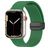 Mobigear Sport Mag Bracelet Silicone Apple Watch Fermeture magnétique - 49/46/45/44 mm - Vert