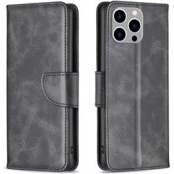 Mobigear Excellent iPhone 15 Pro Max Étui Portefeuille - Noir