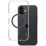 CARE by PanzerGlass Flagship Coque iPhone 16 MagSafe Coque arrière Rigide - Transparent / Bleu